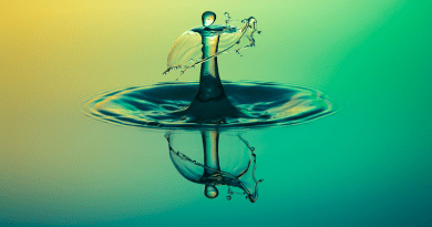 water drop ripple