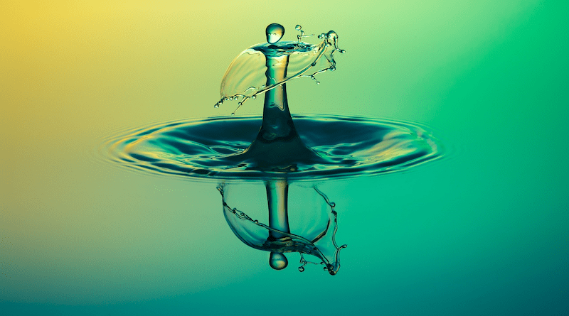 water drop ripple