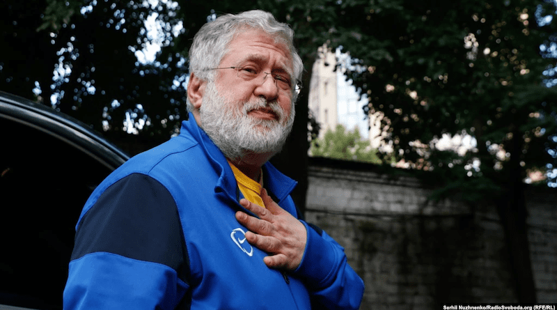 Ihor Kolomoyskiy arrives at the Shevchenkivskyi District Court of Kyiv on September 2. Photo Credit: RFE/RL