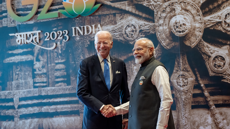 US President Joe Biden with India's Prime Minister Narendra Modi. Photo Credit: The White House