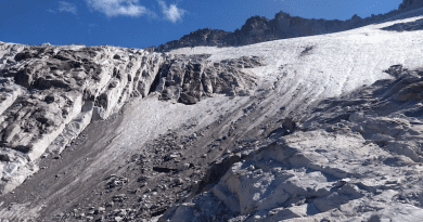 Glacier front of La Maladeta en 2018 / Enrique Serrano Cañadas