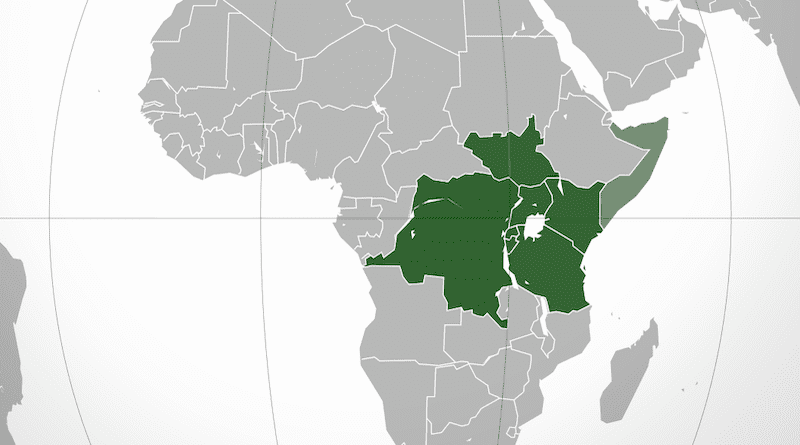East African Community (EAC) member nations. Credit: Wikipedia Commons