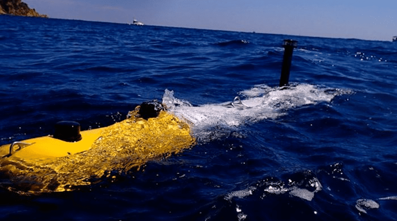 The study tests were conducted with the AUV Sparus II in the port of Sant Feliu de Guíxols, in the Baix Empordà, and in Monterey Bay (California). / VICOROB