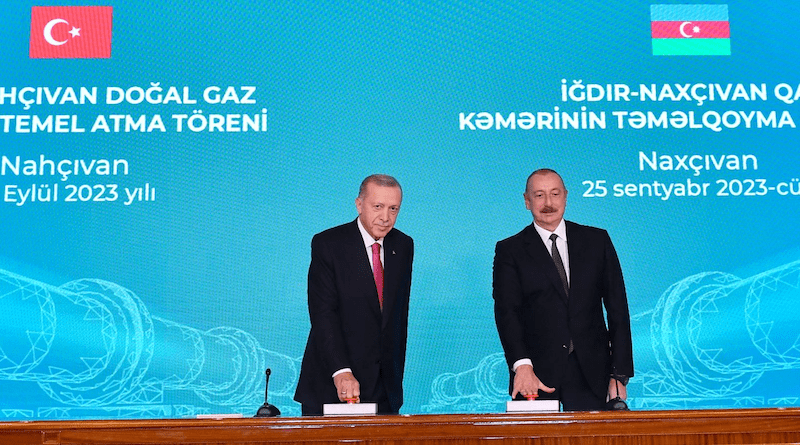 Turkey's President Recep Tayyip Erdoğan with Azerbaijan's President Ilham Aliyev. Photo Credit: President.az