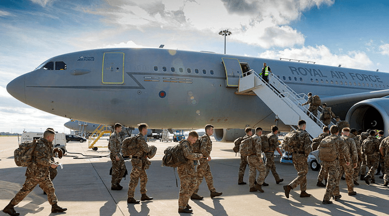 British soldiers arrive in Kosovo to reinforce NATO’s Kosovo Force (KFOR) Photo Credit: NATO