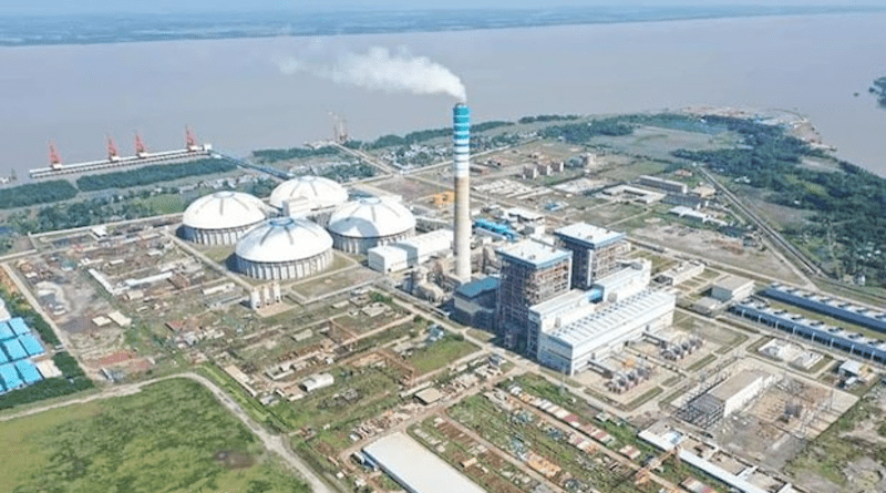 A bird-eye view of the Payra Thermal Power Plant in the southern district of Patuakhali, Bangladesh, Sept. 4, 2023. Photo Credit: BenarNews