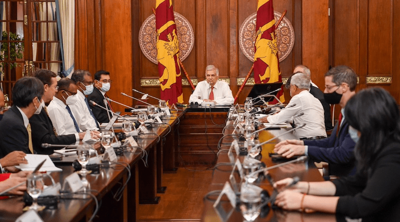 Sri Lanka's President Ranil Wickremesinghe. Photo Credit: Ranil Wickremesinghe’s Twitter Account