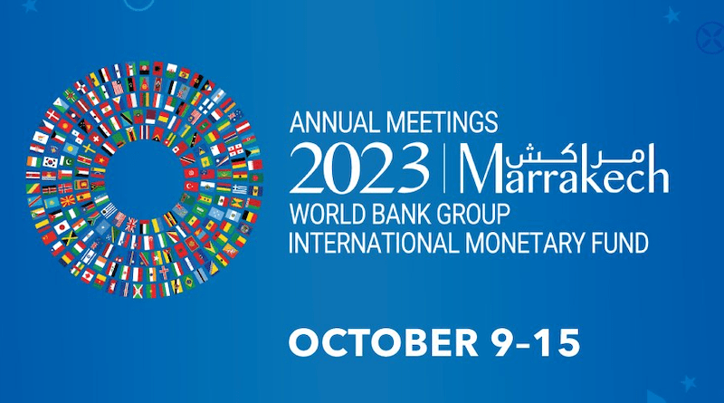 IMF World Bank Marrakech Morocco Logo
