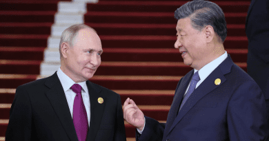 Russia's President Vladimir Putin with the President of China Xi Jinping. Photo Credit: Kremlin.ru