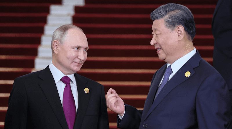 Russia's President Vladimir Putin with the President of China Xi Jinping. Photo Credit: Kremlin.ru