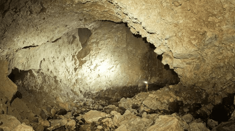 The samples from cave deposits were retrieved from caves on Prince of Wales Island in southeastern Alaska. CREDIT: Jessica Honkonen