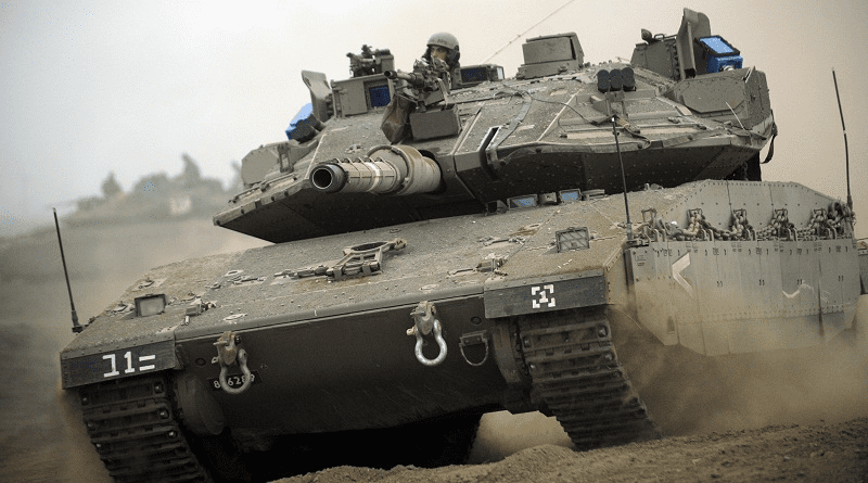 File photo of an Israeli tank. Photo Credit: Michael Shvadron, Israel Defense Forces, Wikipedia Commons