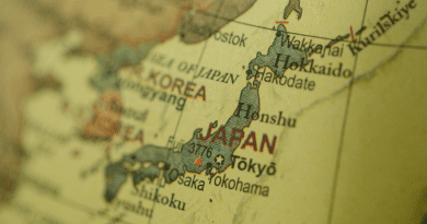 Japan map Asia