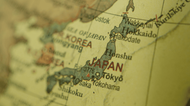 Japan map Asia