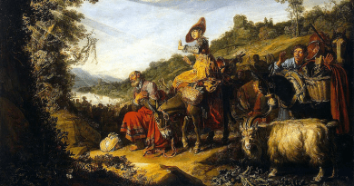 "Abraham on the Road to Canaan," by Pieter Lastman. Credit: Wikimedia Commons