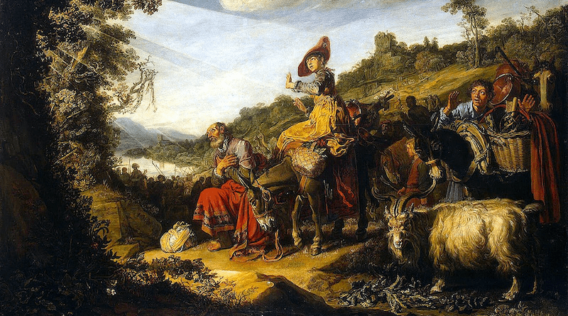 "Abraham on the Road to Canaan," by Pieter Lastman. Credit: Wikimedia Commons