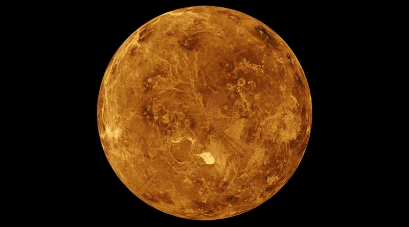 Venus, a scorching wasteland of a planet according to scientists, may have once had tectonic plate movements similar to those believed to have occurred on early Earth, a new study found. CREDIT: NASA/JPL