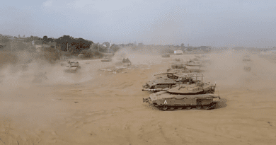 Israeli tanks in Gaza. Photo Credit: IDF video screenshot