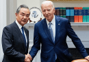 China's Foreign Minister Wang Yi with US President Joe Biden. Photo Credit: China's Foreign Ministry