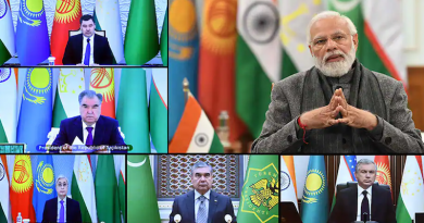 Screenshot of India's Prime Minister Narendra Modi during India-Central Asia Virtual Summit. Photo Credit: narendramodi.in