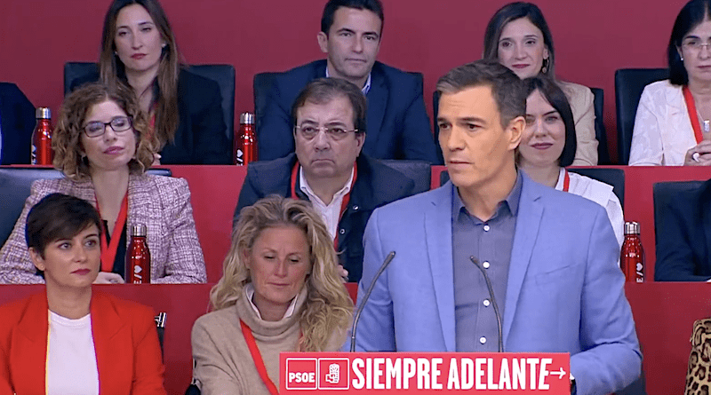 Spain's Pedro Sánchez. Photo Credit: Pedro Sánchez video screenshot X