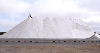 salt mining Namibia africa