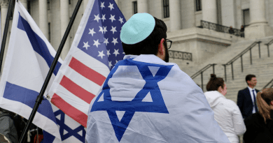 Pro-Israel rally in Washington, D.C. Photo Credit: Utah Reps, Wikipedia Commons