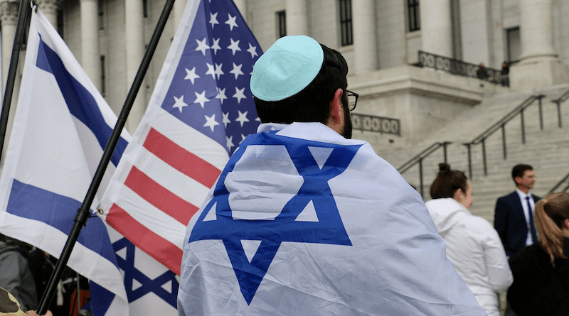 Pro-Israel rally in Washington, D.C. Photo Credit: Utah Reps, Wikipedia Commons