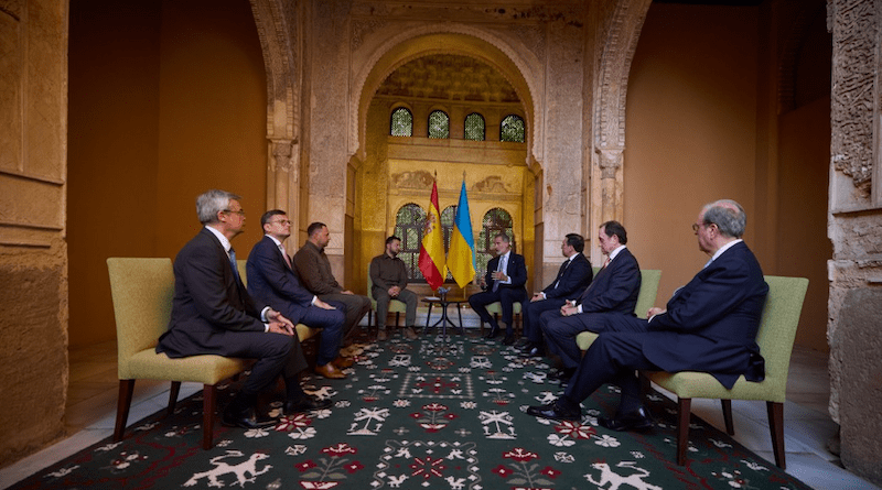 Ukraine's President Volodymyr Zelenskyy's with Spain's King Felipe VI. Photo Credit: Ukraine Presidential Press Service