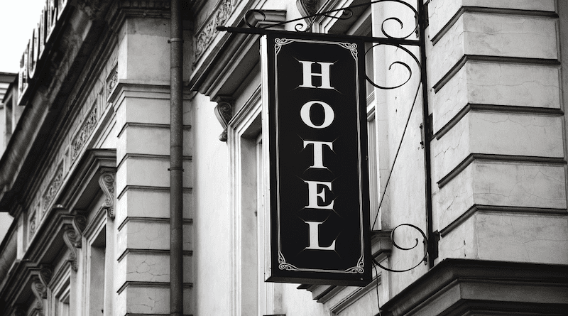 old hotel sign