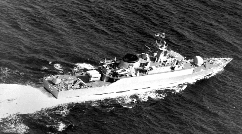 File photo of Iranian Sabalan destroyer. Photo Credit: US Navy, Wikipedia Commons