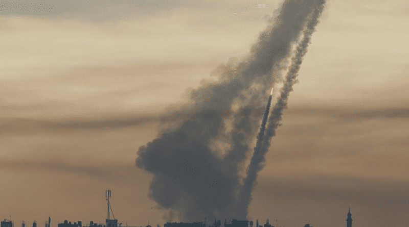 Hamas launches rocket attack on Israel. Photo Credit: Fars News Agency