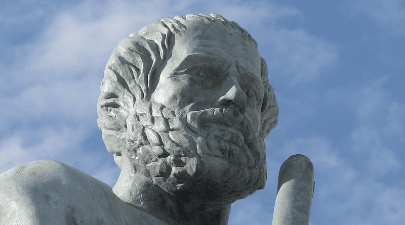 Statue of Aristotle. Photo Credit: Tilemahos Efthimiadis, Wikimedia Commons