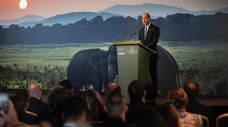The Prince of Wales at the United for Wildlife Summit where INTERPOL warned that the illegal wildlife trade has become one of the world’s largest criminal activities. Photo Credit: INTERPOL