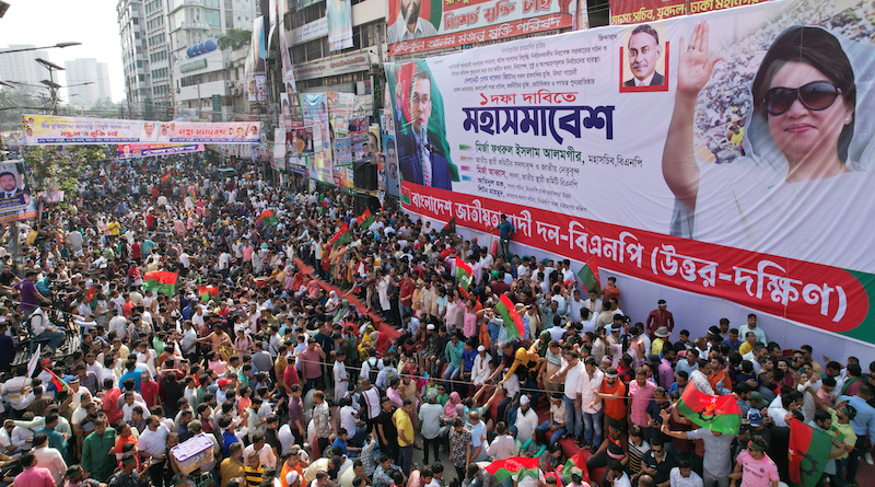 Bangladesh Nationalist Party (BNP) rally. Photo Credit: BNP X