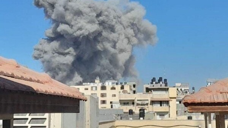 Israeli airstrike in Gaza. Photo Credit: Mehr News Agency