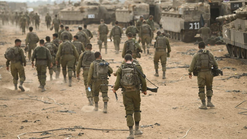 Israeli soliders preparing for ground activity in Gaza. Photo Credit: IDF, Wikipedia Commons