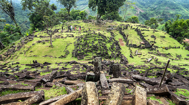 A view of Gunung Padang in West Java, Indonesia. Photo Credit: RaiyaniM, Wikipedia Commons
