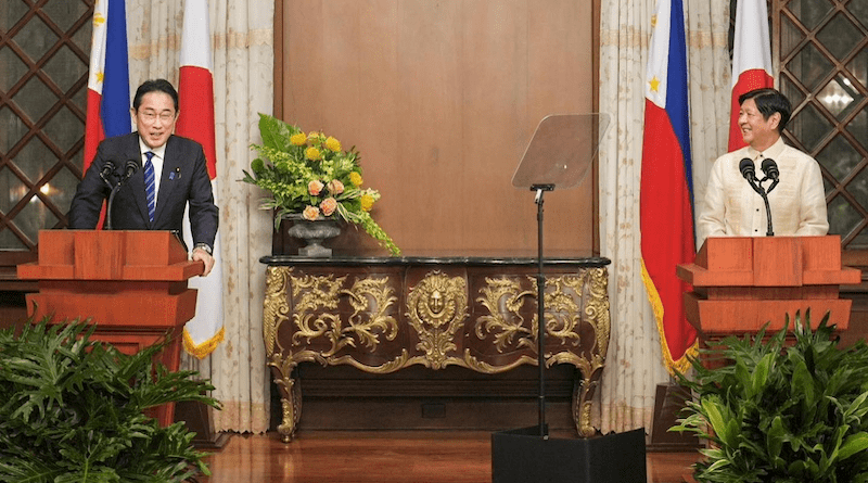 Japan's Prime Minister Fumio Kishida with the Philippine's President Ferdinand R. Marcos Jr. Photo Credit: Philippines Presidential Press Service