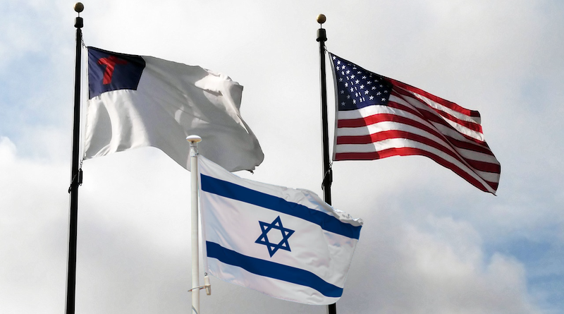 flags christian zionism United States Israel