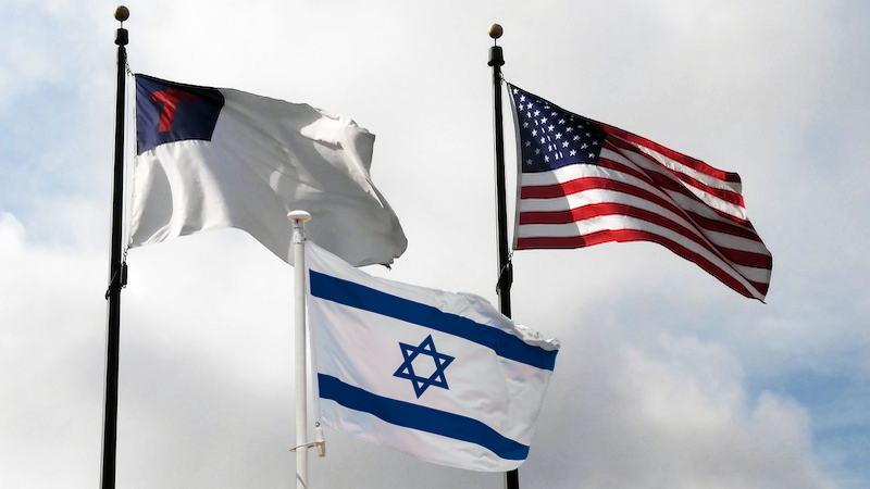 flags christian zionism United States Israel