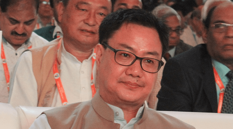 File photo of India's Kiren Rijiju. Photo Credit: Suyash Dwivedi, Wikipedia Commons