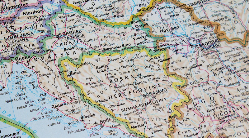 Croatia bosnia map Slovenia serbia