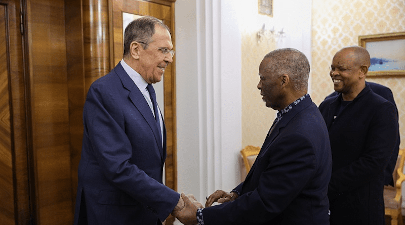 Russia's Foreign Minister Lavrov with former South Africa's President Thambo Mbeki (photo supplied)