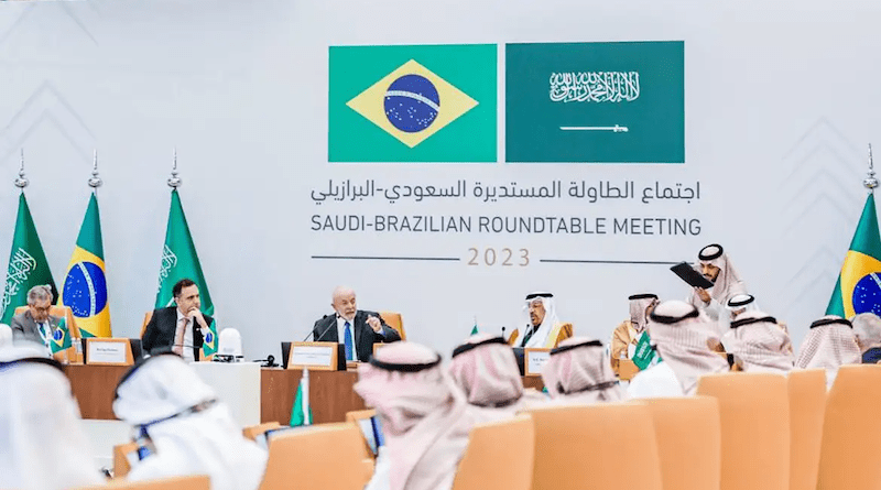 Brazil's President Luiz Inacio Lula da Silva attends Saudi Roundtable. Photo Credit: Ricardo Sticker/PR, Agencia Brasil