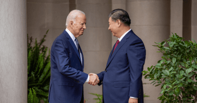 China's President Xi Jinping with US President Joe Biden on sideline of APEC 2023. Photo Credit: The White House