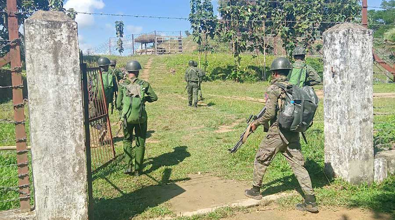 AA fighters occupied the Khahteehla BGF outpost in Buthidaung Township, Myanmar on November 21. (Photo: AA Info Desk)