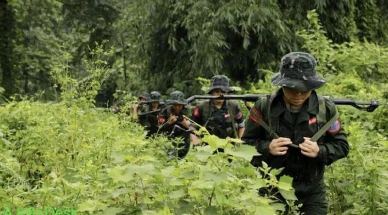 Arakan Army fighters in Myanmar. Photo Credit: AA Info Desk