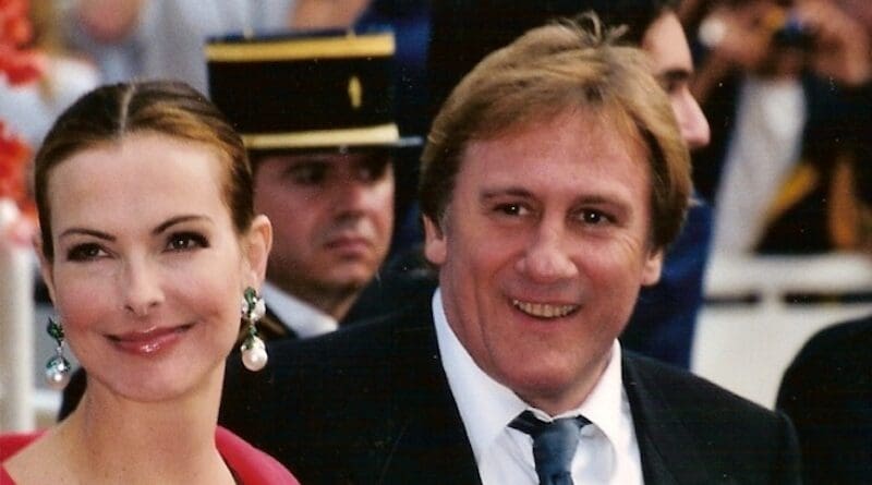 Gerard Depardieu with Carole Bouquet at the 2001 Cannes Film Festival. Photo Credit: Georges Biard, Wikipedia Commons