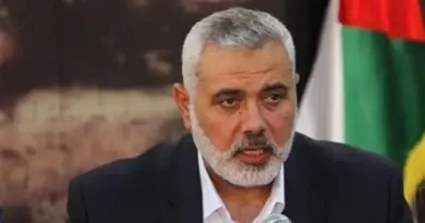 Ismail Haniyeh, the chairman of Hamas’s political bureau. Photo Credit: Tasnim News Agency